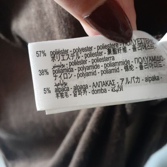 Zara Wool Blend Long Wrap Style Cardigan - Picture 8 of 16